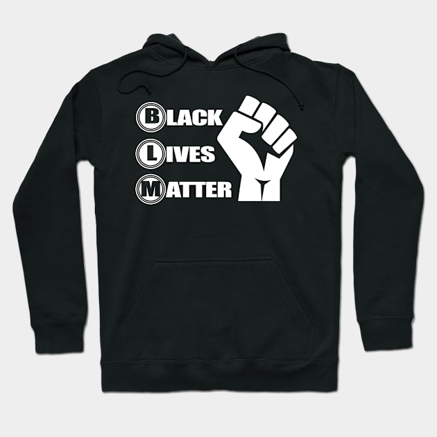 BLM, Black Lives Matter, Protest, Civil Rights, Human Rights, Social Justice Hoodie by UrbanLifeApparel